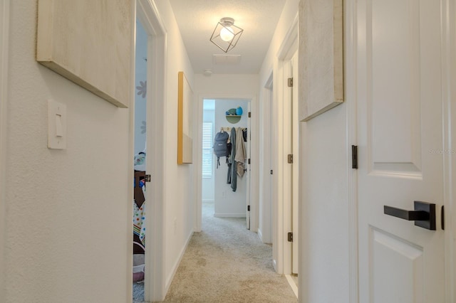 466 Cool Summer Ln, Davenport, FL 33837 - hallway with light carpet and baseboards