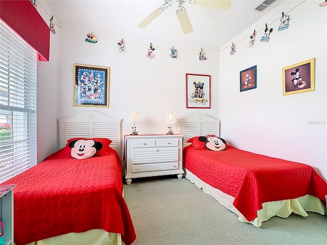 116 Westport Ln, Davenport, FL 33896 - bedroom with carpet flooring and a ceiling fan