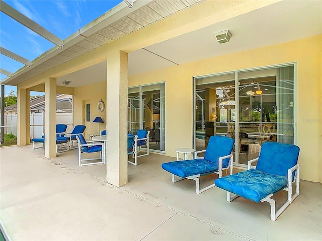 116 Westport Ln, Davenport, FL 33896 - view of patio featuring a lanai