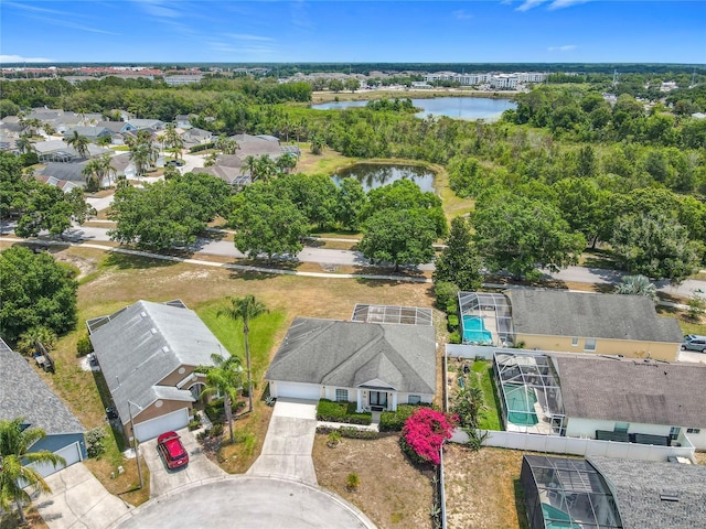 116 Westport Ln, Davenport, FL 33896 - aerial view of residential area featuring a large body of water