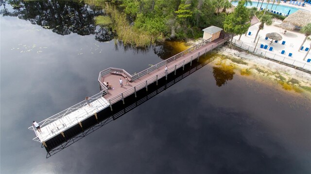 1106 Gran Bahama Blvd Unit 1106, Davenport, FL 33897 - drone / aerial view of a pool and a large body of water