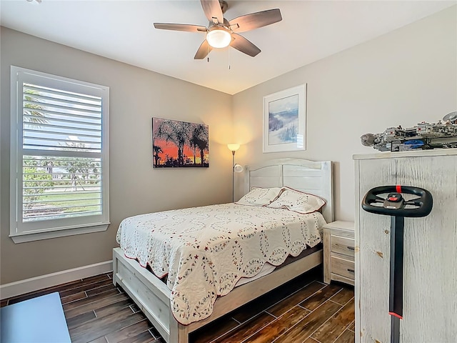 605 San Augusto Dr, Kissimmee, FL 34759 - bedroom with wood finish floors and ceiling fan