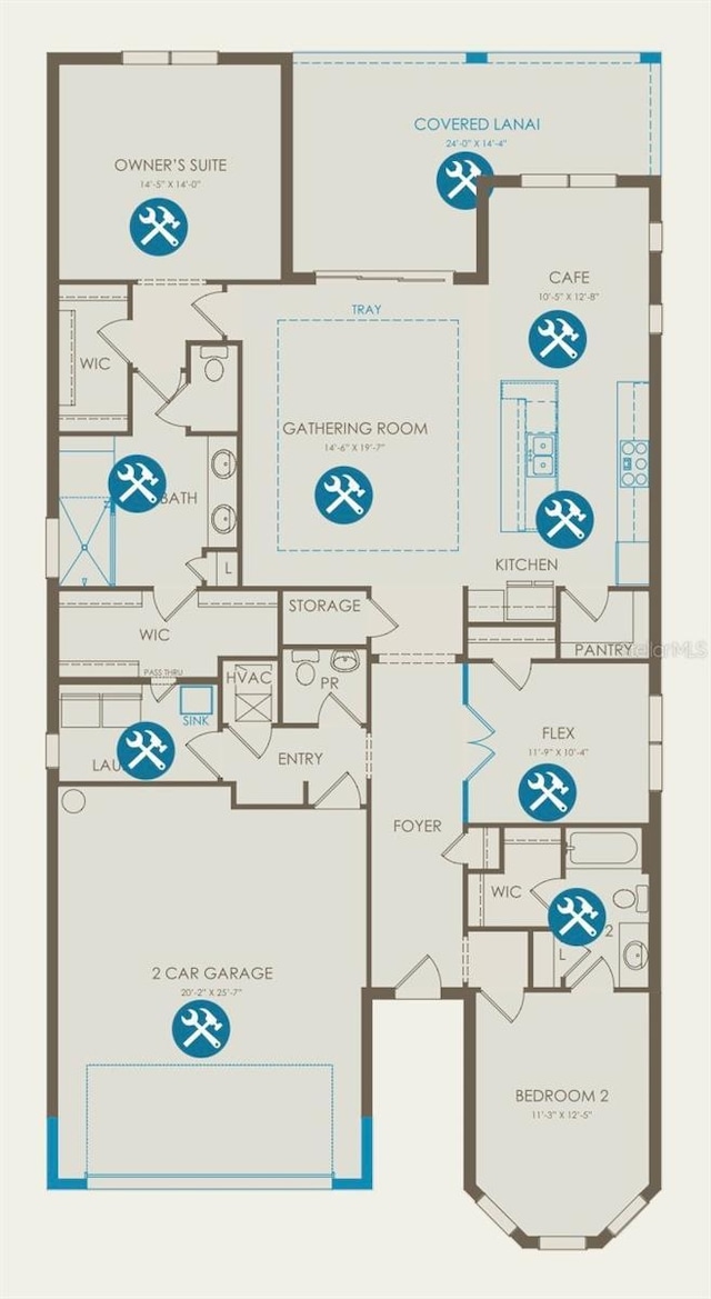 14553 Eagle Branch Dr, Nokomis, FL 34275 - home floor plan