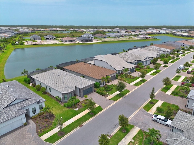 14553 Eagle Branch Dr, Nokomis, FL 34275 - aerial view of residential area featuring a nearby body of water