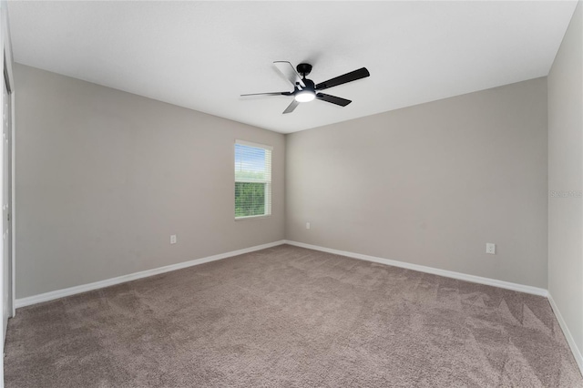 5288 Stephs Field St, Saint Cloud, FL 34771 - unfurnished room with a ceiling fan, carpet, and baseboards