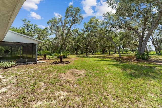 11323 Kijik Trl, Groveland, FL 34736 - view of green lawn with a sunroom