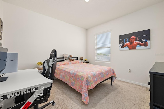 176 Sofia Ln, Lake Alfred, FL 33850 - carpeted bedroom with baseboards and a desk