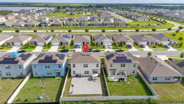 176 Sofia Ln, Lake Alfred, FL 33850 - aerial view of residential area featuring a large body of water