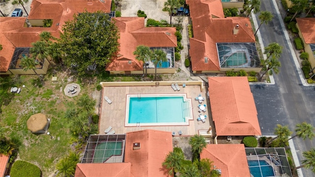 5015 Nassau Cir Unit 4, Orlando, FL 32808 - drone / aerial view of a pool area
