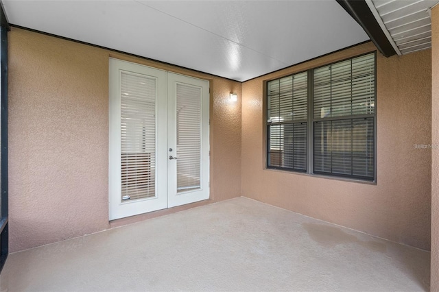 13636 Beauregard Pl, Orlando, FL 32837 - unfurnished sunroom featuring french doors