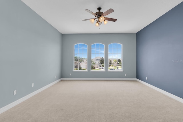 2255 Stone Lake Ct, Orlando, FL 32824 - empty room featuring ceiling fan and light carpet