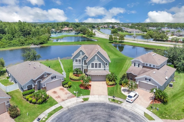 2255 Stone Lake Ct, Orlando, FL 32824 - aerial perspective of suburban area featuring a large body of water