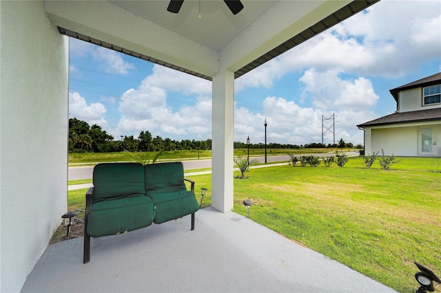 1335 Greenfield Loop, Kissimmee, FL 34747 - view of patio / terrace featuring ceiling fan
