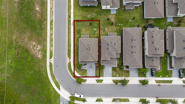 1335 Greenfield Loop, Kissimmee, FL 34747 - aerial perspective of suburban area with property boundaries highlighted