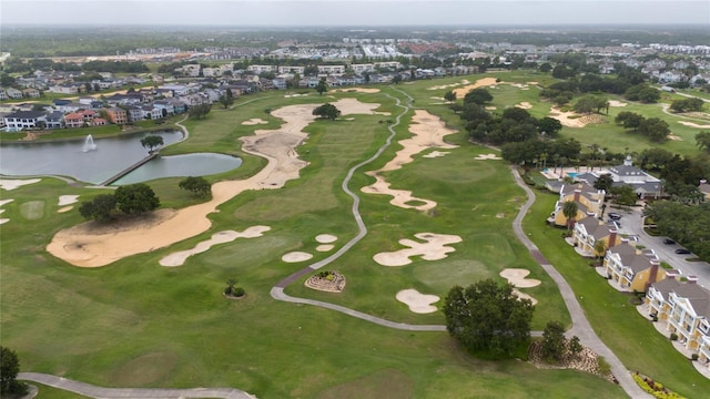 1335 Greenfield Loop, Kissimmee, FL 34747 - aerial view of property's location with a large body of water, nearby suburban area, and a golf club
