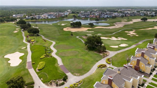 1335 Greenfield Loop, Kissimmee, FL 34747 - aerial view of residential area featuring a large body of water and a golf club