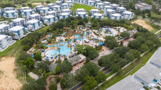 1335 Greenfield Loop, Kissimmee, FL 34747 - aerial overview of property's location featuring a pool
