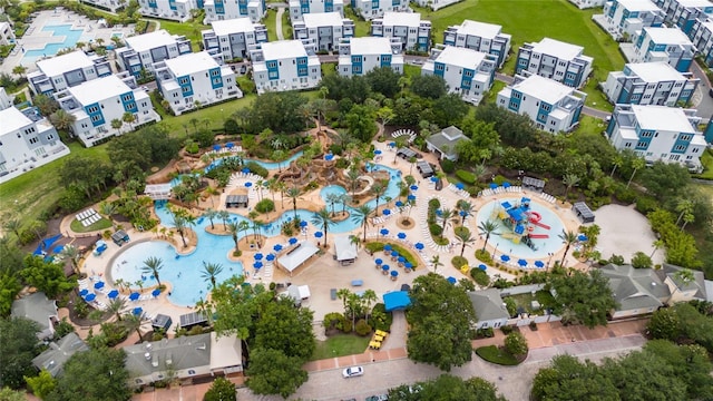 1335 Greenfield Loop, Kissimmee, FL 34747 - aerial view of property and surrounding area with a pool area