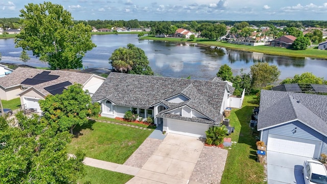 121 White Birch Dr, Kissimmee, FL 34743 - aerial view of residential area featuring a nearby body of water