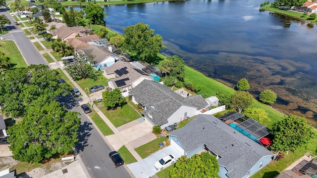121 White Birch Dr, Kissimmee, FL 34743 - aerial perspective of suburban area featuring a nearby body of water