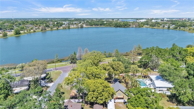 822 W Patterson St, Lakeland, FL 33803 - bird's eye view of a large body of water and a tree filled landscape