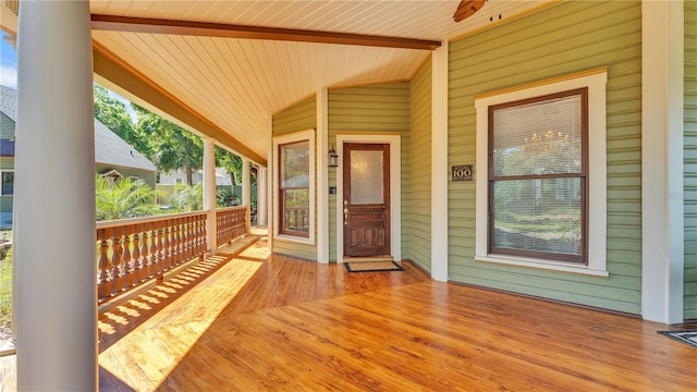 822 W Patterson St, Lakeland, FL 33803 - view of wooden porch