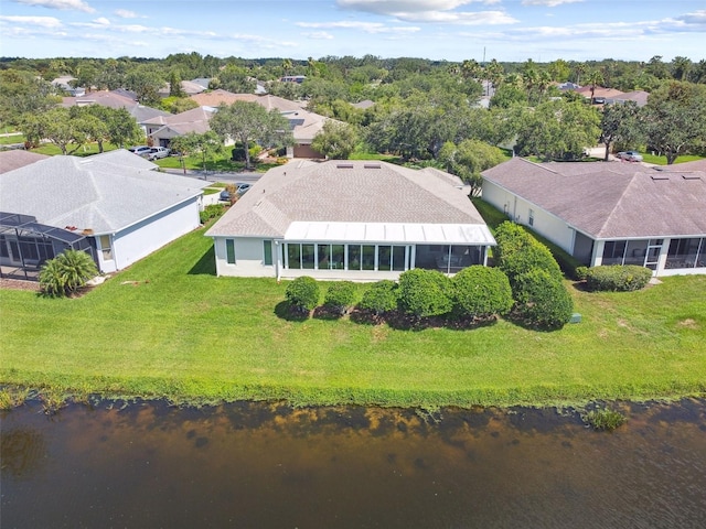 201 Largo Dr, Kissimmee, FL 34759 - aerial view of residential area featuring a nearby body of water