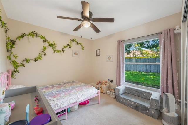 1631 Woodbay Ct, Kissimmee, FL 34744 - carpeted bedroom featuring ceiling fan