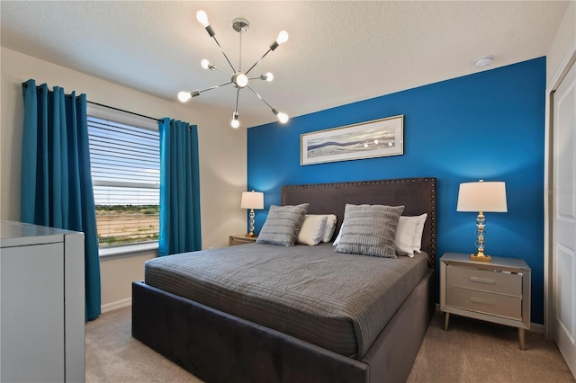 2176 Lelani Cir, Davenport, FL 33897 - bedroom with a chandelier, carpet, and baseboards