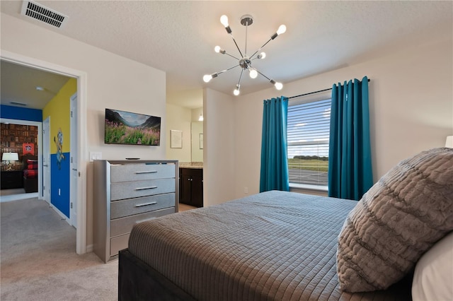 2176 Lelani Cir, Davenport, FL 33897 - bedroom featuring light carpet, a chandelier, and baseboards