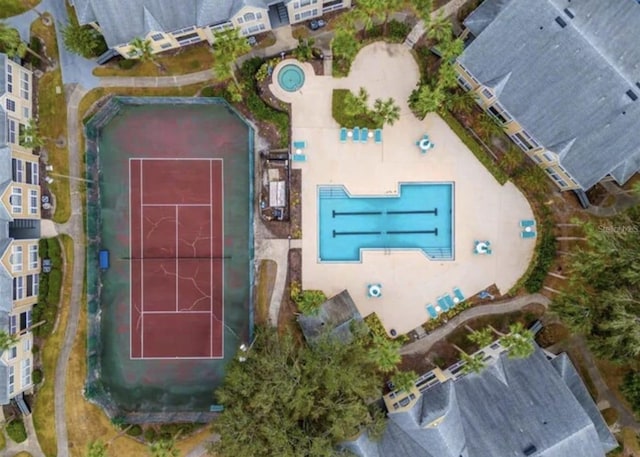 1023 S Hiawassee Rd Unit 4017, Orlando, FL 32835 - bird's eye view of a pool