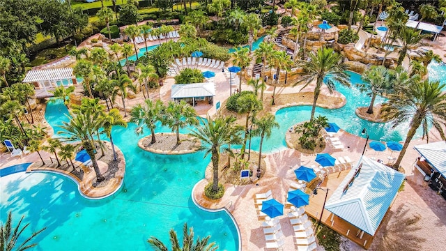 7770 Sandy Ridge Dr Unit 142, Kissimmee, FL 34747 - aerial view of a pool area