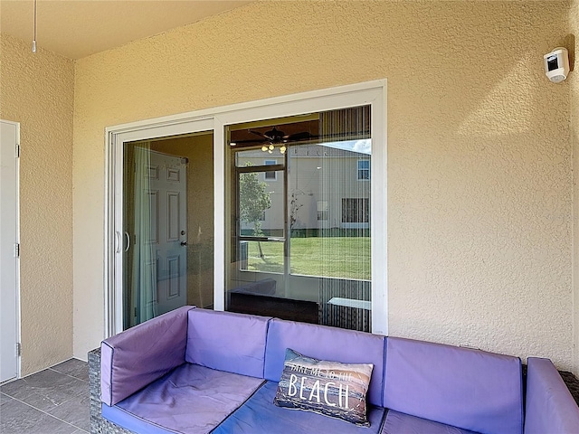4850 Coral Castle Dr, Kissimmee, FL 34746 - doorway to property featuring stucco siding