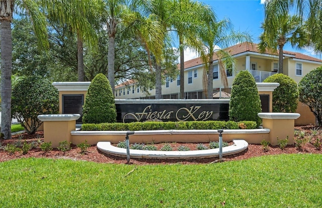 4850 Coral Castle Dr, Kissimmee, FL 34746 - community / neighborhood sign featuring a lawn