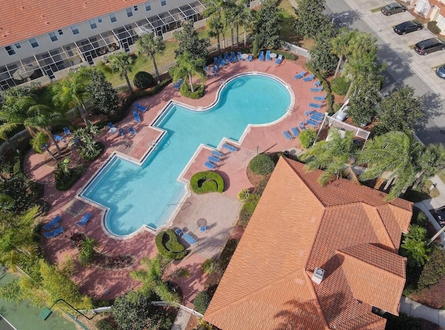 4850 Coral Castle Dr, Kissimmee, FL 34746 - drone / aerial view of a pool
