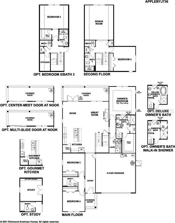 215 Thornberry Way, Palm Coast, FL 32164 - home floor plan
