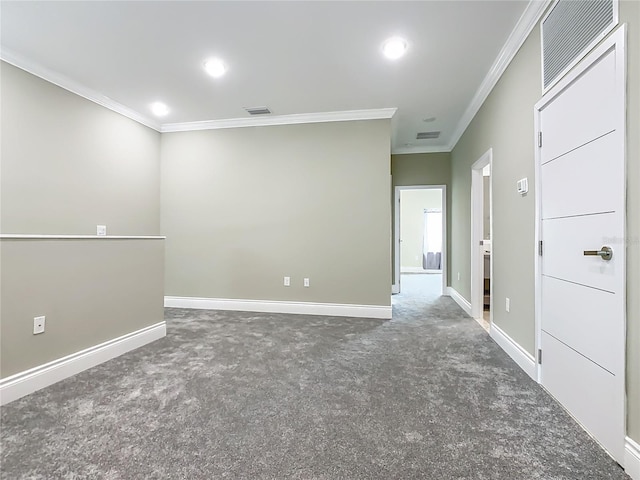 1870 Brentwood Ct, Davenport, FL 33837 - carpeted spare room with ornamental molding, baseboards, and recessed lighting