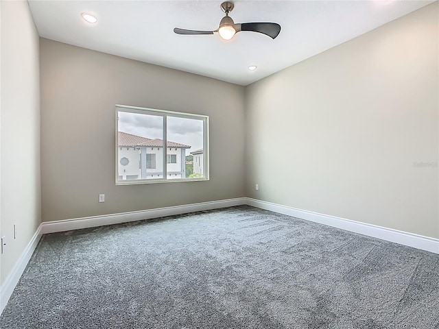 1870 Brentwood Ct, Davenport, FL 33837 - carpeted empty room featuring baseboards and ceiling fan