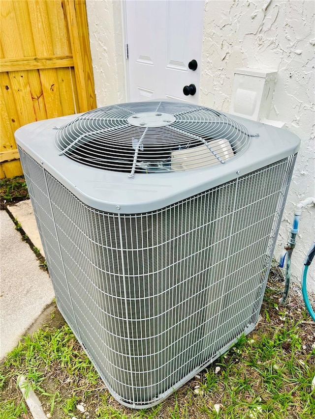 801 Leeward Way, Palm Harbor, FL 34685 - exterior view of central AC unit