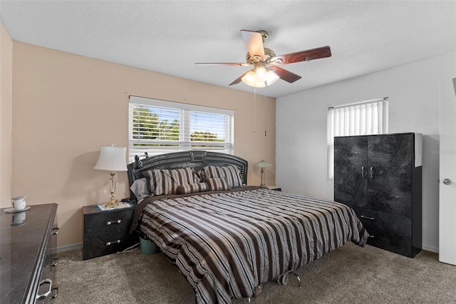 1566 Providence Blvd, Deltona, FL 32725 - bedroom featuring carpet flooring, a ceiling fan, and baseboards