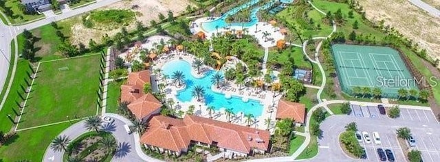 7622 Oakmoss Loop, Davenport, FL 33837 - drone / aerial view of a pool