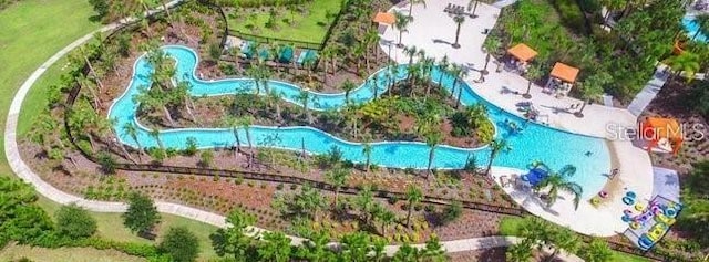 7622 Oakmoss Loop, Davenport, FL 33837 - bird's eye view of a pool