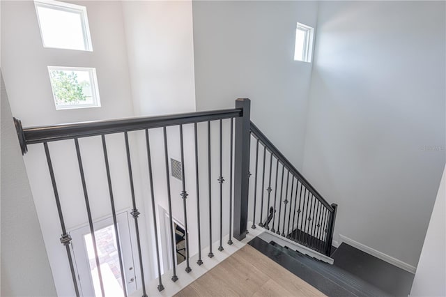 15600 Vetta Dr, Bella Collina, FL 34756 - stairs with a high ceiling