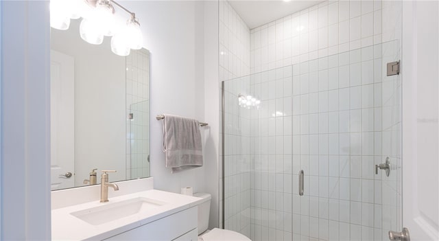15600 Vetta Dr, Bella Collina, FL 34756 - full bath with vanity and a stall shower