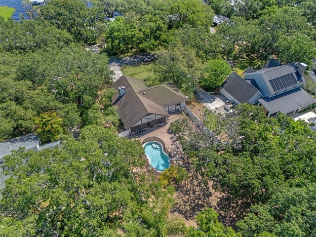 11951 Elbert St, Clermont, FL 34711 - aerial overview of property's location with a pool