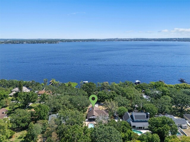 11951 Elbert St, Clermont, FL 34711 - drone / aerial view of a large body of water