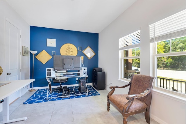 5103 Jones Rd, Saint Cloud, FL 34771 - office space featuring an accent wall and light tile patterned floors