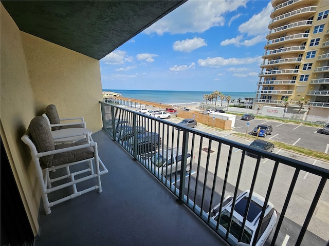 3647 S Atlantic Ave Unit 3C, Daytona Beach, FL 32118 - balcony featuring a water view