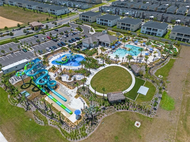 1565 Plunker Dr, Davenport, FL 33896 - bird's eye view of a pool area