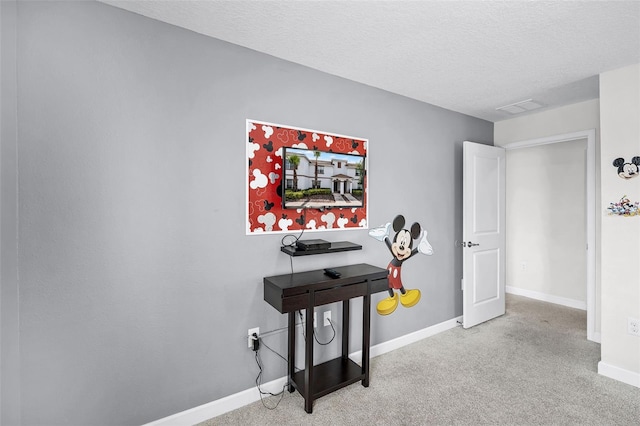 1578 Slice Way, Davenport, FL 33896 - interior space with carpet flooring, baseboards, and a textured ceiling